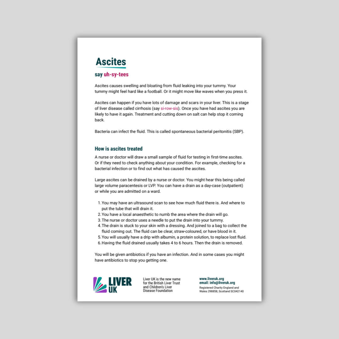 Ascites Factsheet