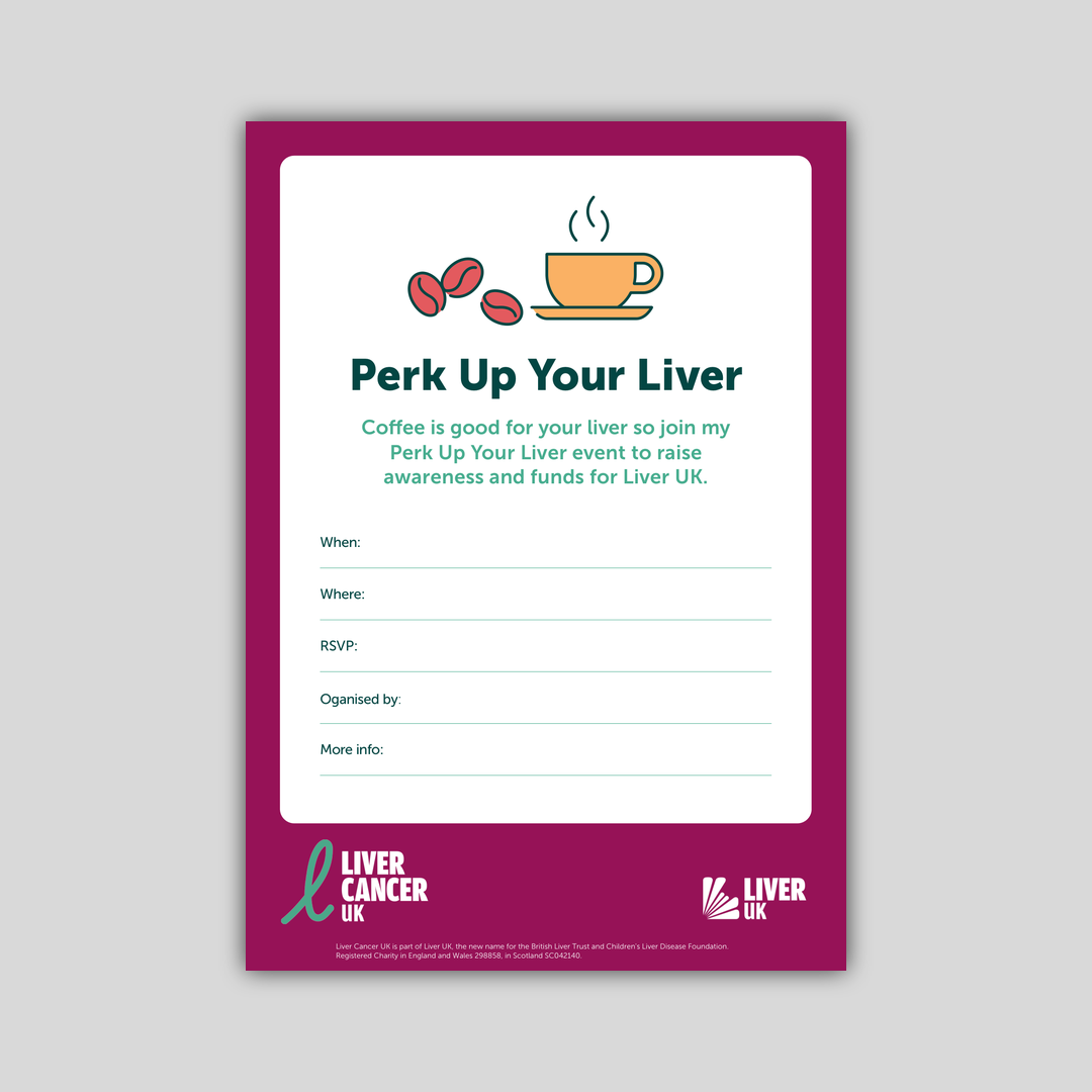 Perk Up Your Liver Event Poster