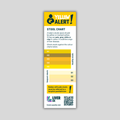Yellow Alert Bookmark